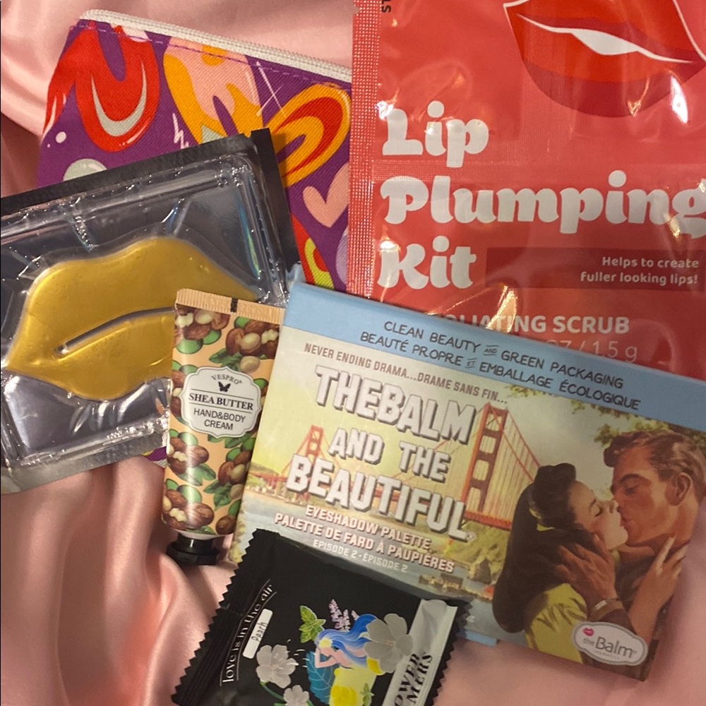 The Balm and the Beautiful Eye Shadow palette and Lip Plumping Kit bundle